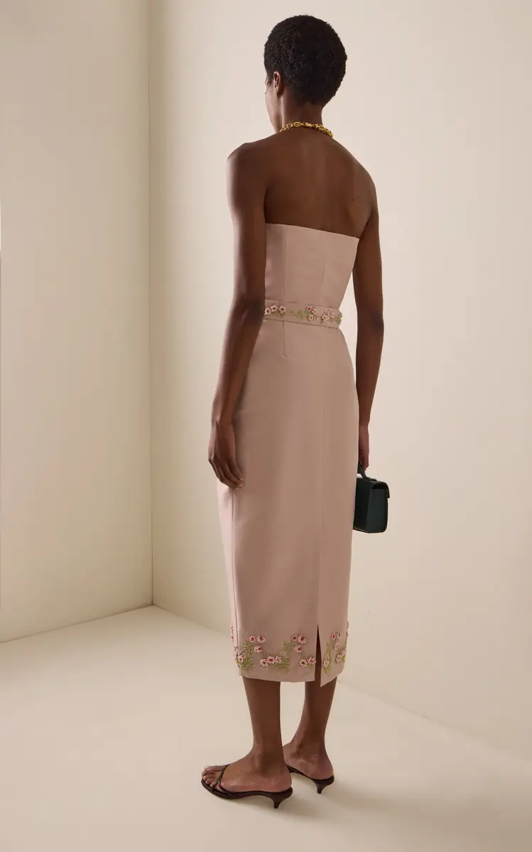 BERNADETTE Exclusive Louise Crepe Midi Dress | Thumbnail 4 BERNADETTE Exclusive Louise Crepe Midi Dress | Thumbnail 4