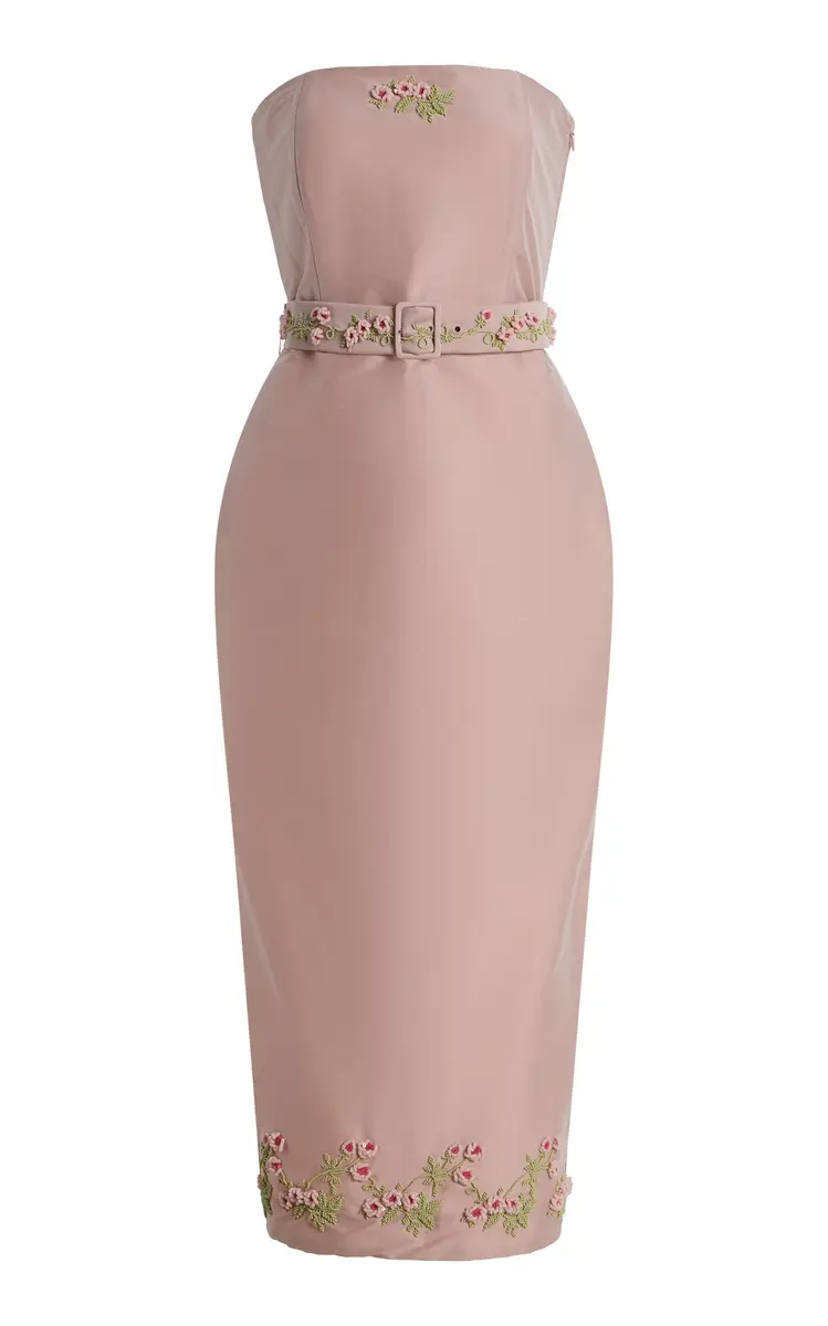 BERNADETTE Exclusive Louise Crepe Midi Dress | Thumbnail 9 BERNADETTE Exclusive Louise Crepe Midi Dress | Thumbnail 9