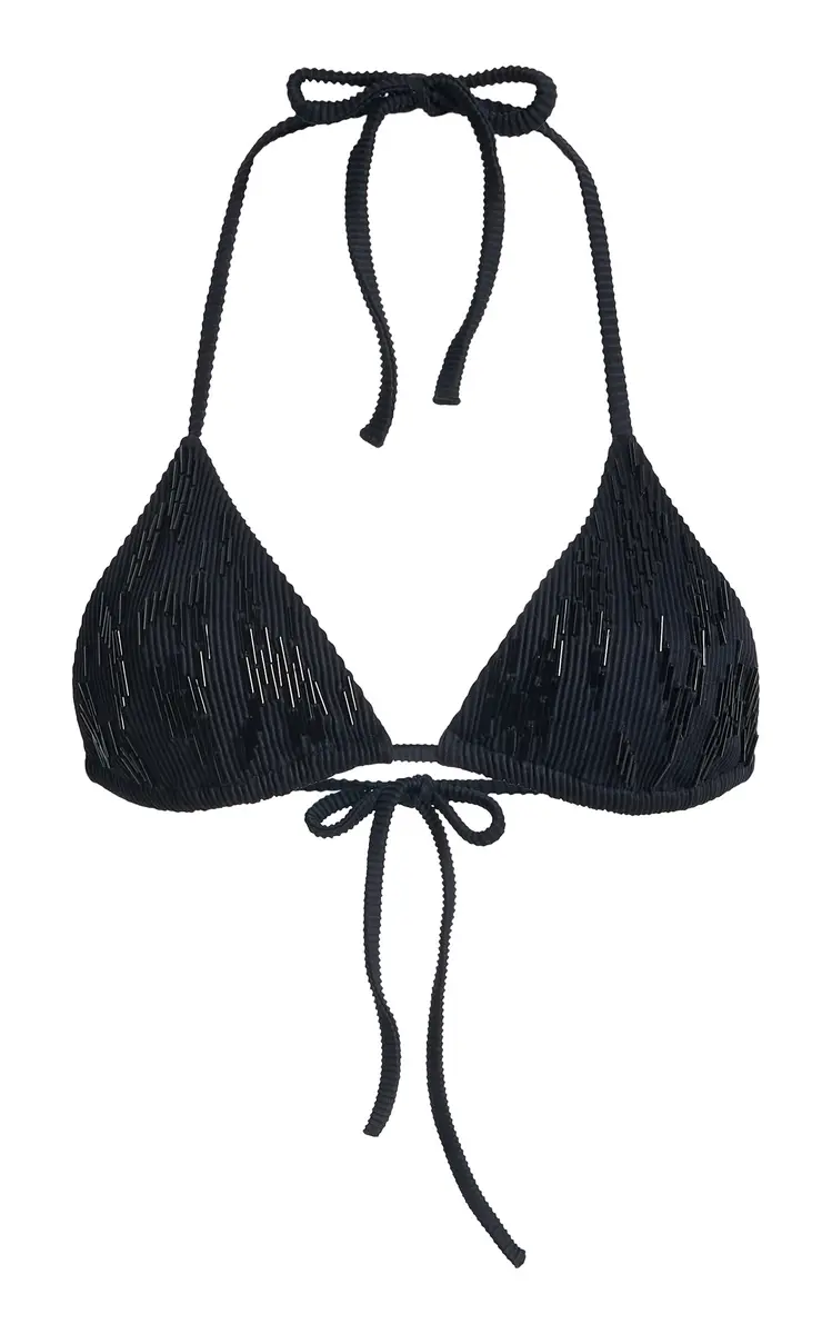 Ziah Embroidered Triangle Bikini Top | Image 1 Ziah Embroidered Triangle Bikini Top | Image 1