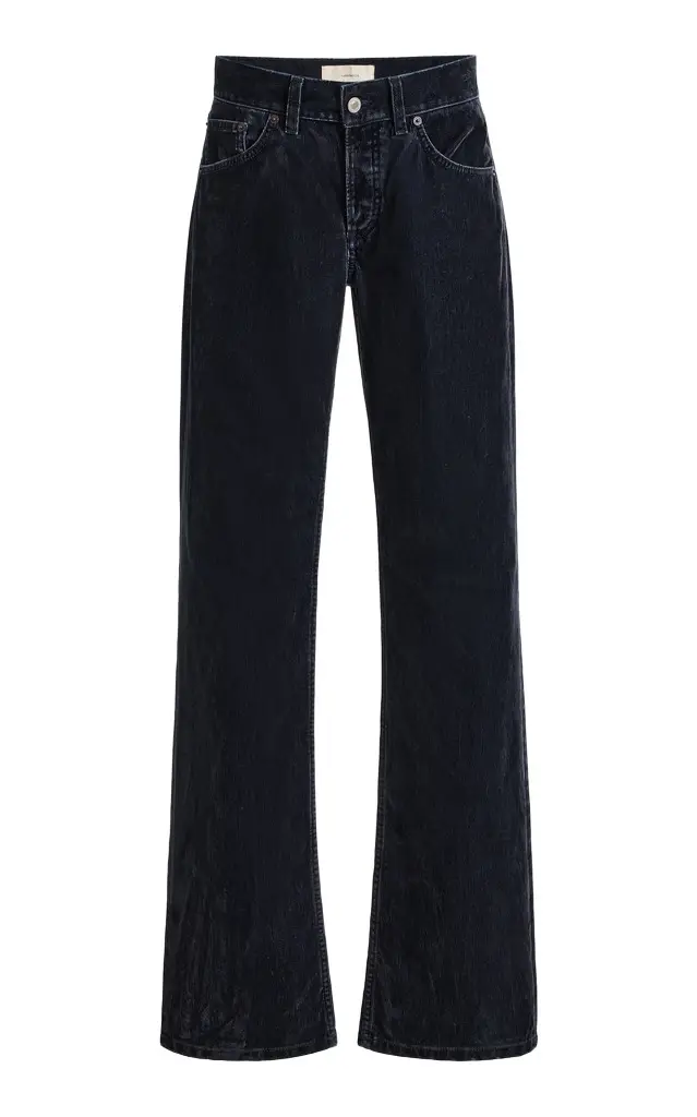 Kyoto Droit Corduroy Low-Rise Straight-Leg Jeans Kyoto Droit Corduroy Low-Rise Straight-Leg Jeans