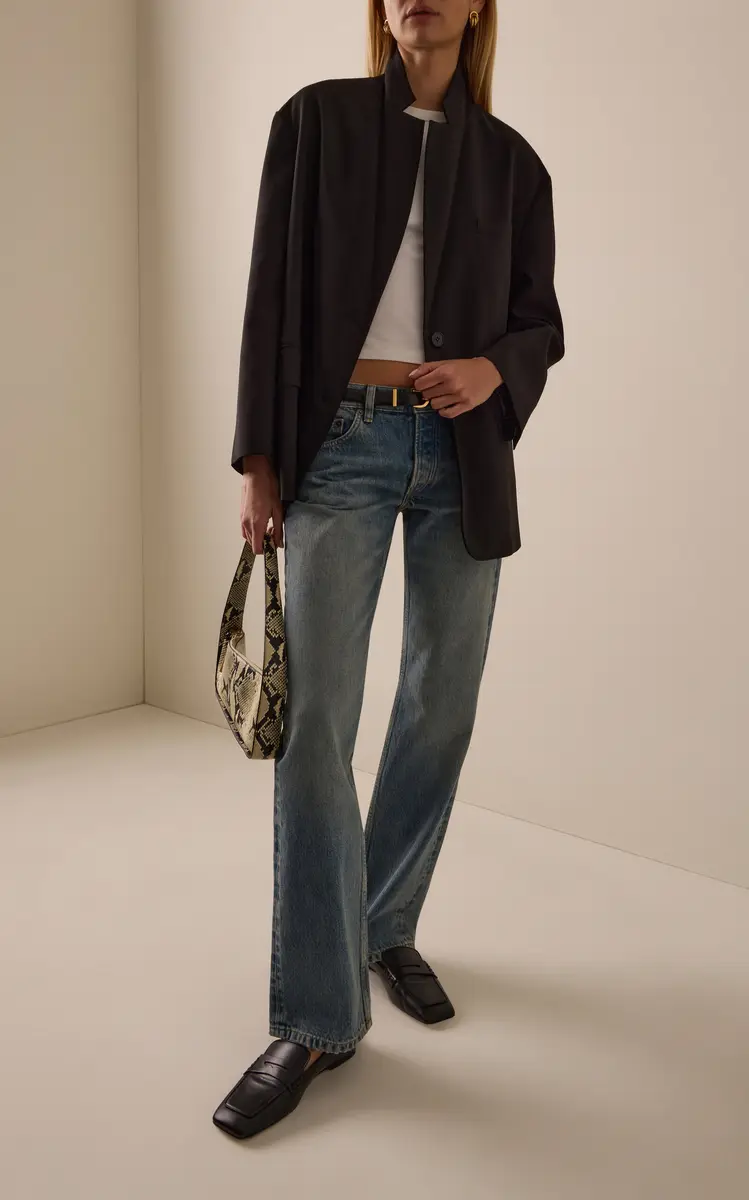 Jeanerica Kyoto Droit Rigid Low-Rise Straight-Leg Jeans | Thumbnail 2 Jeanerica Kyoto Droit Rigid Low-Rise Straight-Leg Jeans | Thumbnail 2