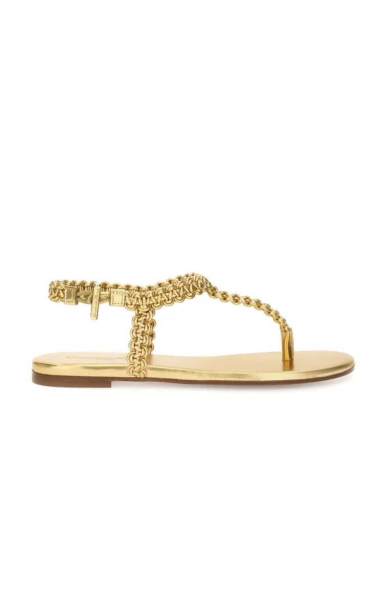 Gianvito Rossi Flat Leather Sandals | Thumbnail 13