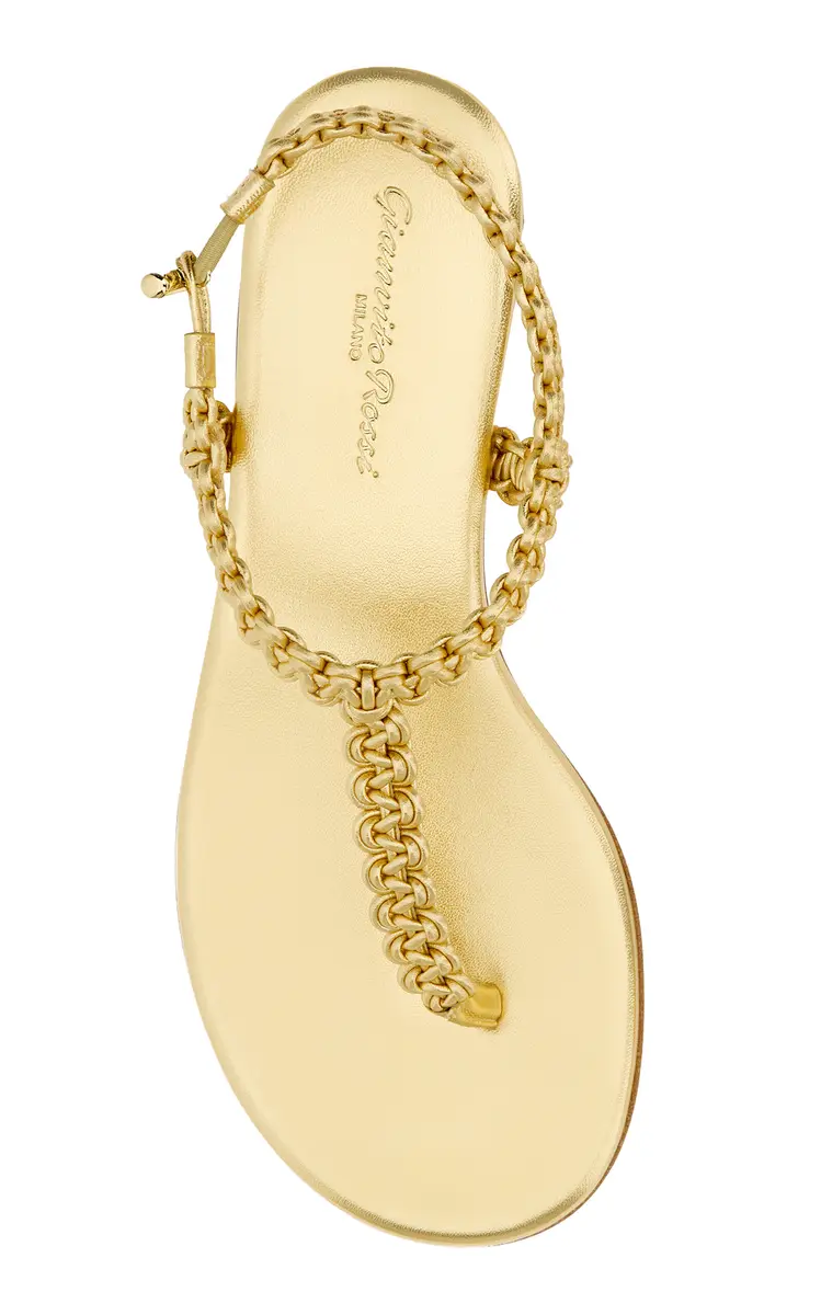 Gianvito Rossi Flat Leather Sandals | Thumbnail 5