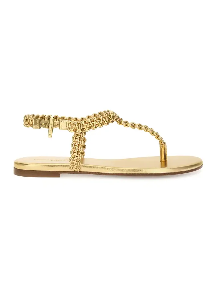 Flat Leather Sandals