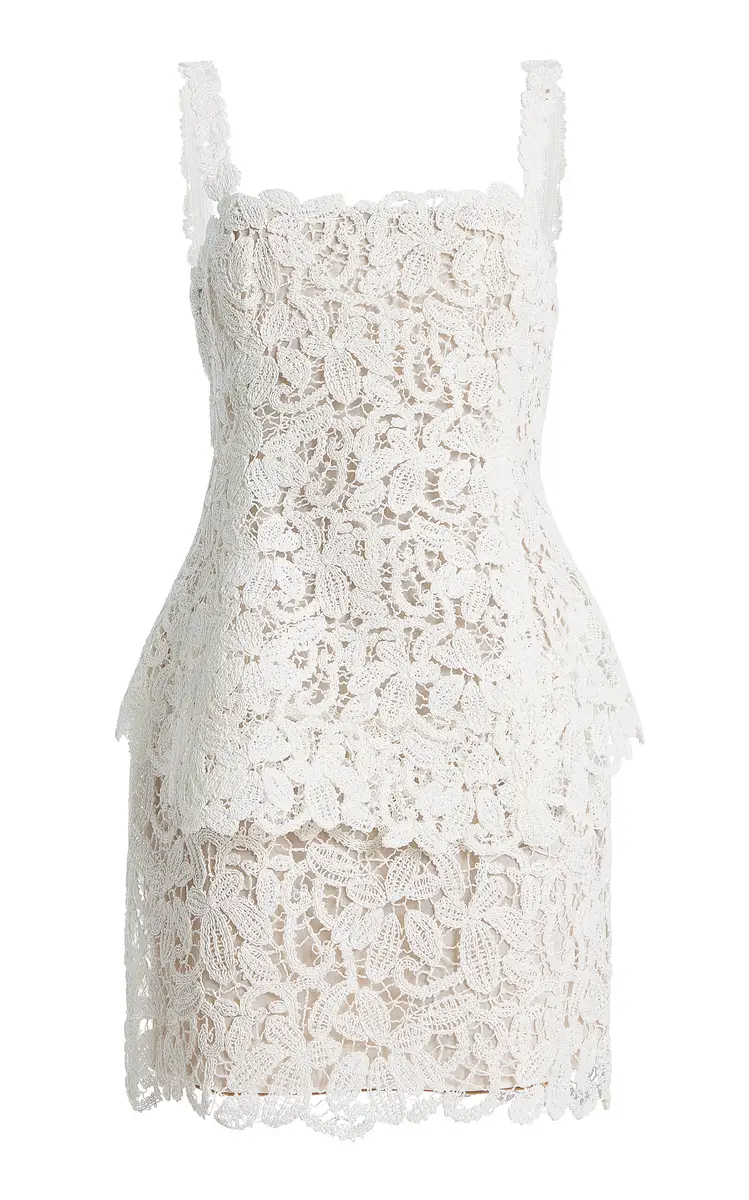 Rylin Crochet Mini Dress