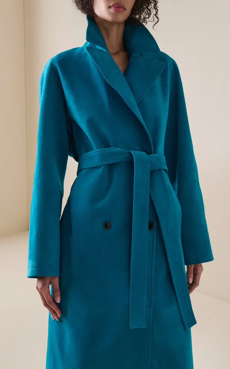 Alaïa Suede Trench Coat | Thumbnail 3 Alaïa Suede Trench Coat | Thumbnail 3