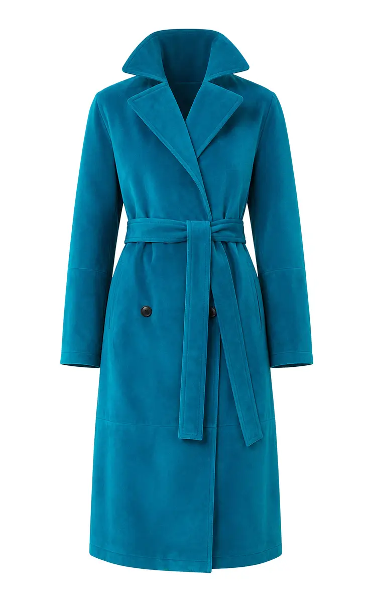 Alaïa Suede Trench Coat | Image 1 Alaïa Suede Trench Coat | Image 1