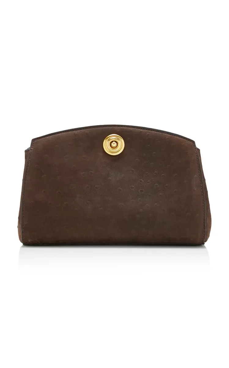 Liffner Pushlock Ostrich-Effect Leather Clutch | Thumbnail 11 Liffner Pushlock Ostrich-Effect Leather Clutch | Thumbnail 11