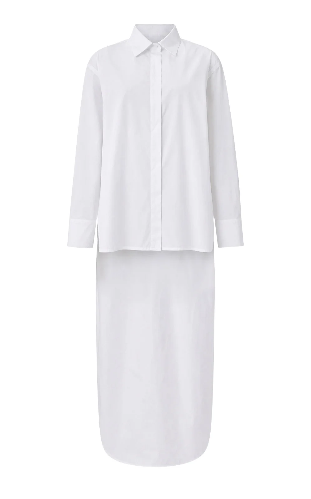 Asymmetric Cotton Shirt Asymmetric Cotton Shirt