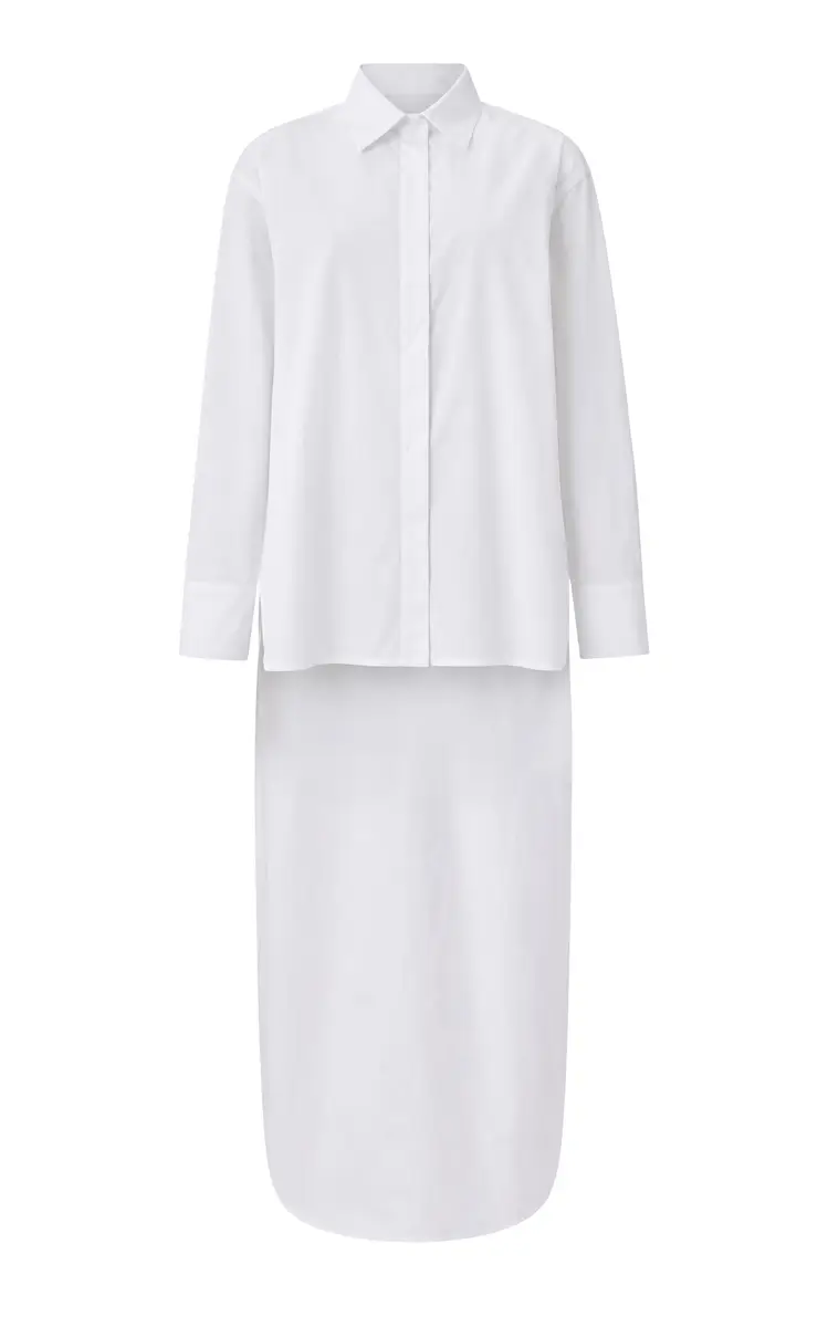 Alaïa Asymmetric Cotton Shirt | Image 1 Alaïa Asymmetric Cotton Shirt | Image 1