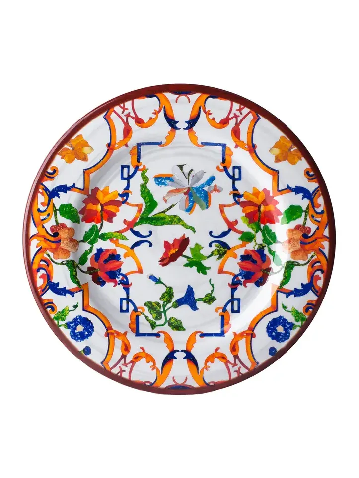 MARIO LUCA GIUSTI Set-of-Six Pancale Melamine Dinner Plates
