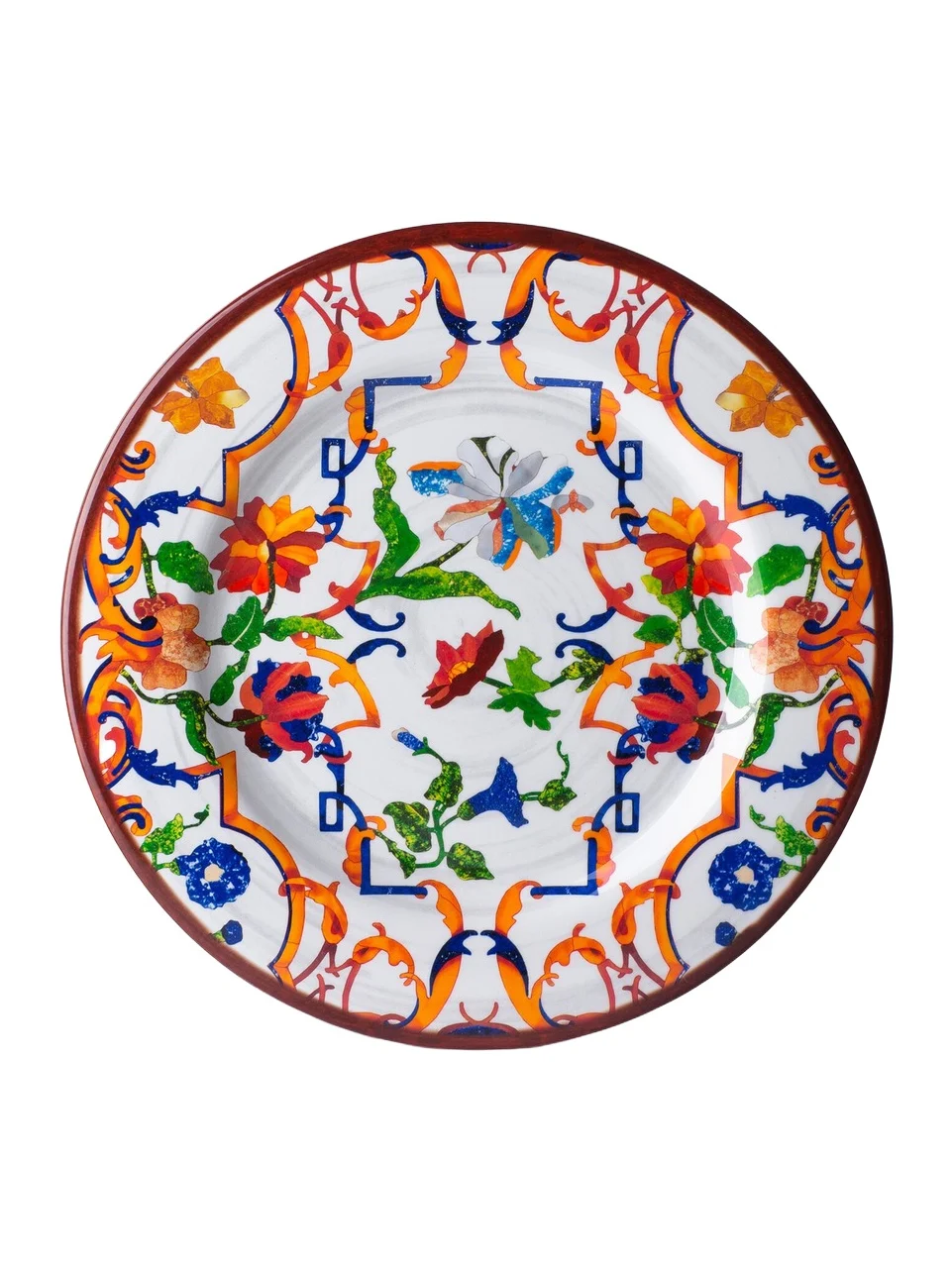 MARIO LUCA GIUSTI Set-of-Six Pancale Melamine Dinner Plates
