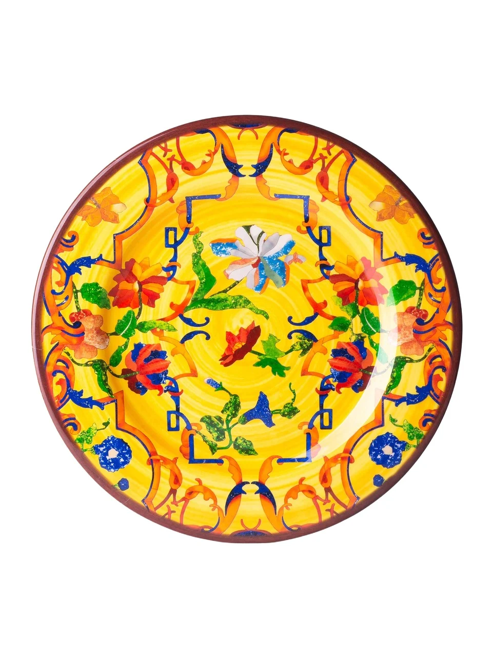 MARIO LUCA GIUSTI Set-of-Six Pancale Melamine Dinner Plates