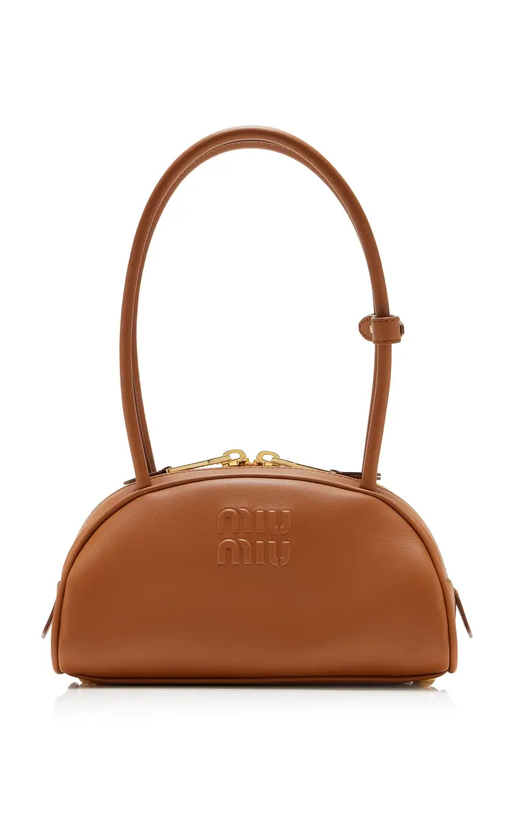 Miu Miu Small Leather Shoulder Bag | Image 1 Miu Miu Small Leather Shoulder Bag | Image 1