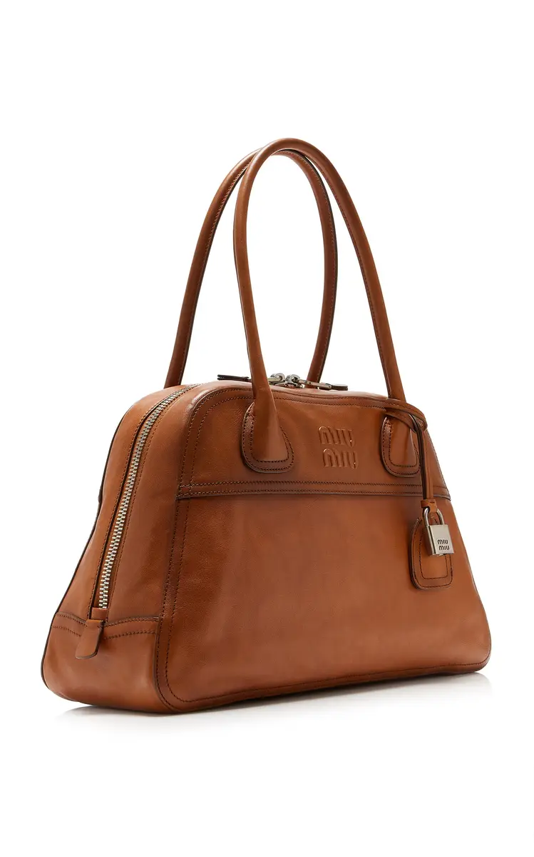 Miu Miu Leather Shoulder Bag | Thumbnail 3 Miu Miu Leather Shoulder Bag | Thumbnail 3