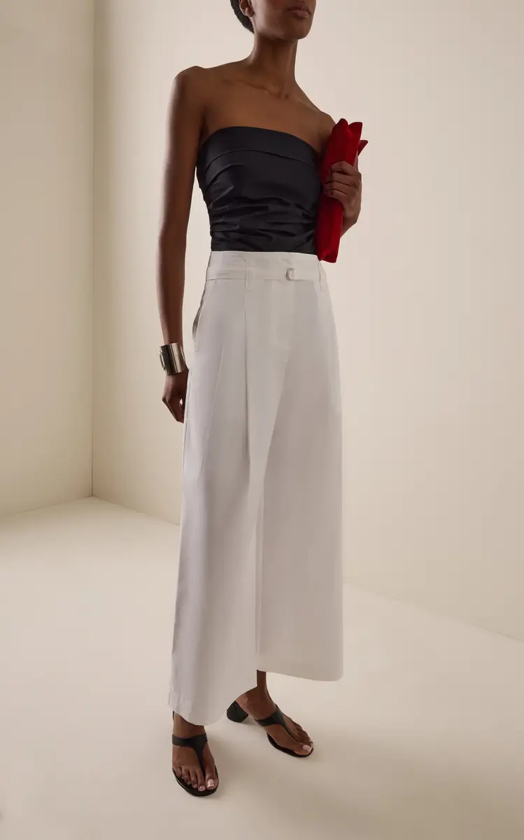 Proenza Schouler White Label Maisy Strapless Poplin Top | Thumbnail 4 Proenza Schouler White Label Maisy Strapless Poplin Top | Thumbnail 4