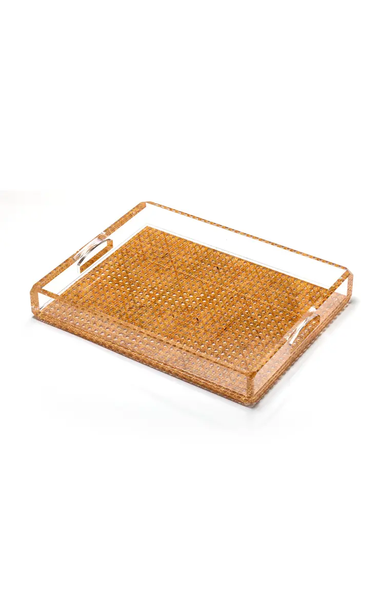MARIO LUCA GIUSTI Acrylic Butler Tray - Brown | Image 1 MARIO LUCA GIUSTI Acrylic Butler Tray - Brown | Image 1