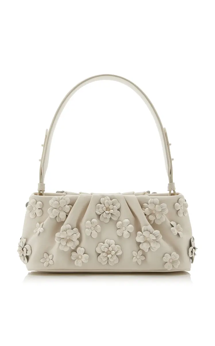 Simkhai Harlow Leather Flower Shoulder Bag | Image 1 Simkhai Harlow Leather Flower Shoulder Bag | Image 1