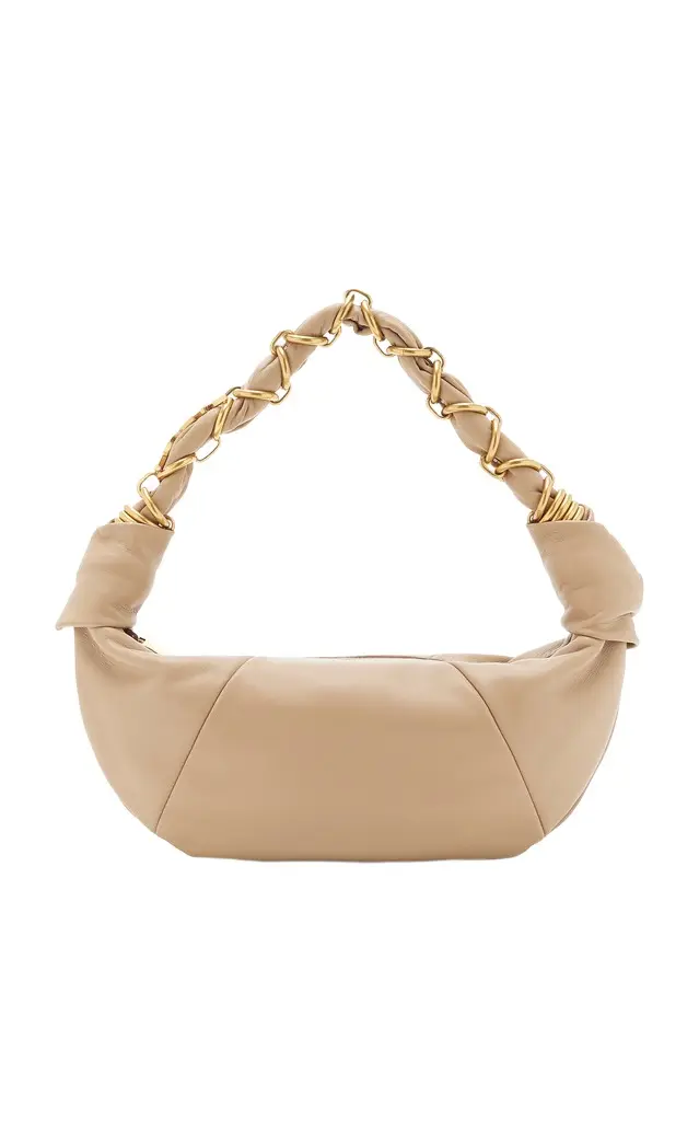 Saint Laurent Amalia Mini Leather Hobo Bag