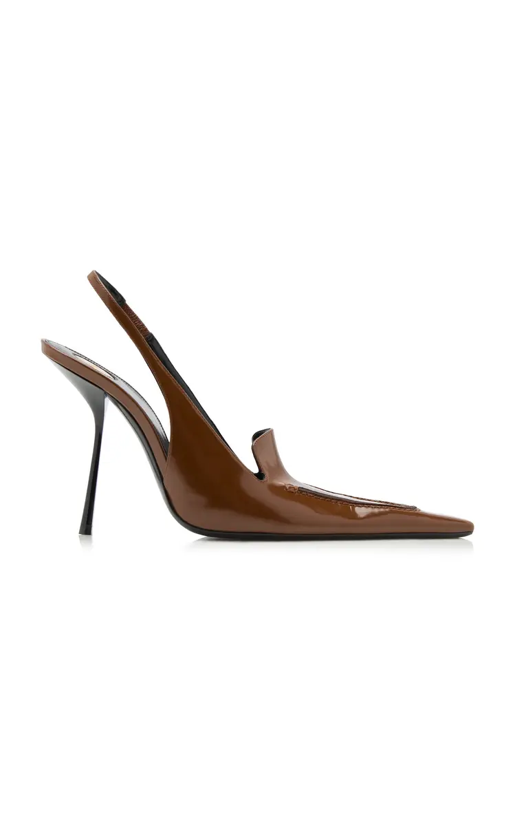 Saint Laurent Voltaire 110 Slingback Pumps | Image 1 Saint Laurent Voltaire 110 Slingback Pumps | Image 1