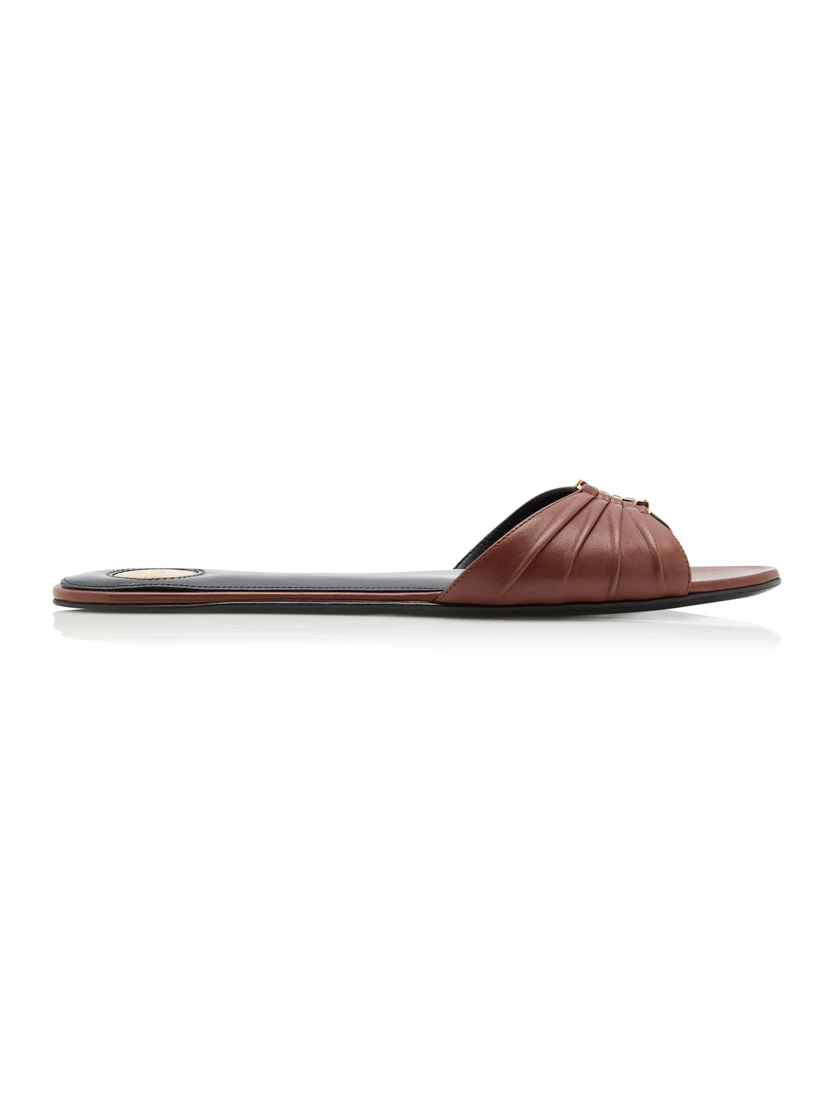Babylone Leather Slide Sandals Babylone Leather Slide Sandals