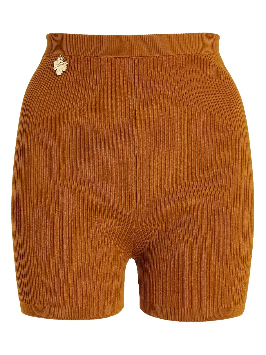 Saint Laurent Ribbed Knit Cycling Shorts