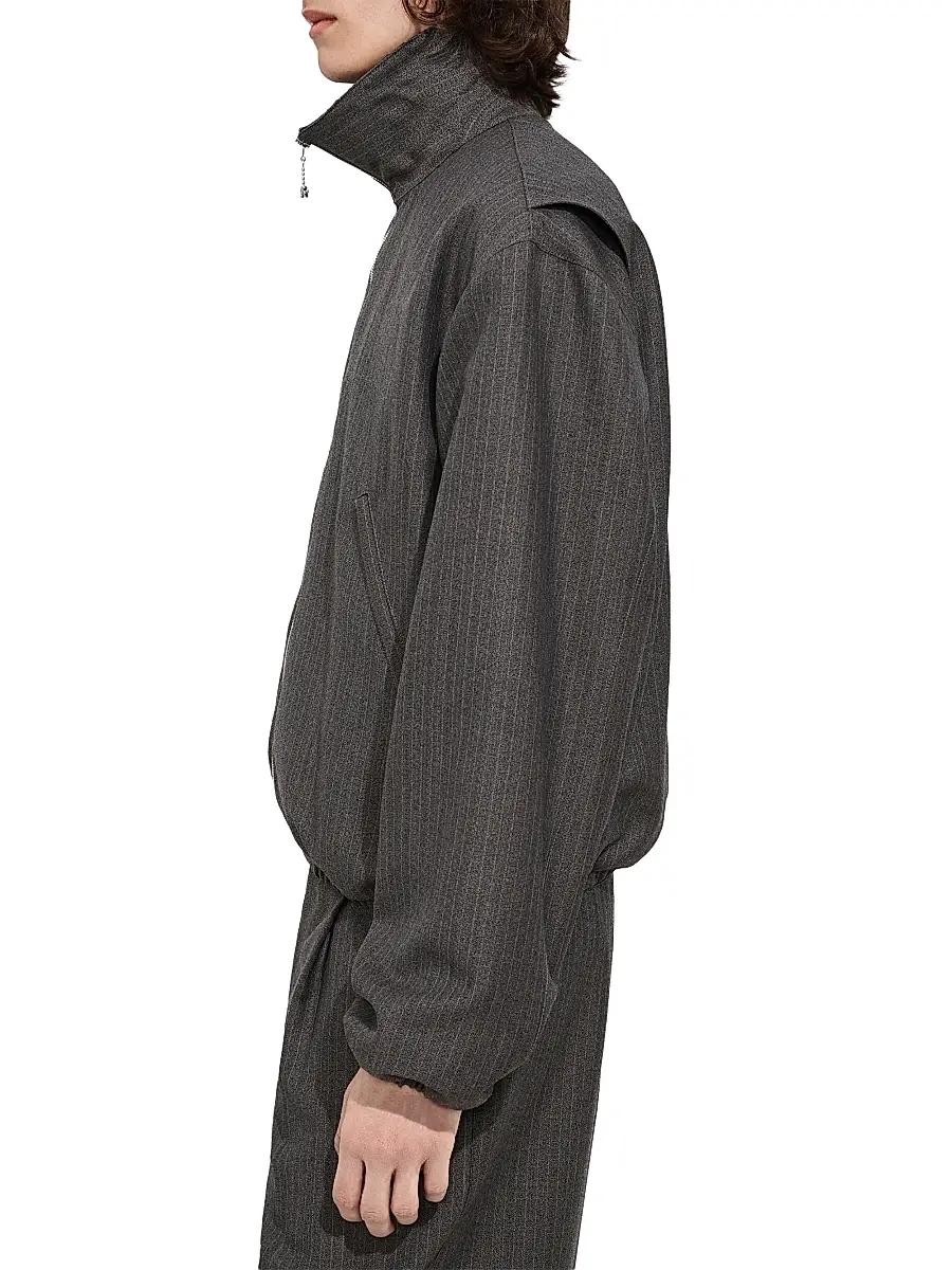 Bottega Veneta Men's Striped Wool-Mohair Jacket | Thumbnail 2 Bottega Veneta Men's Striped Wool-Mohair Jacket | Thumbnail 2