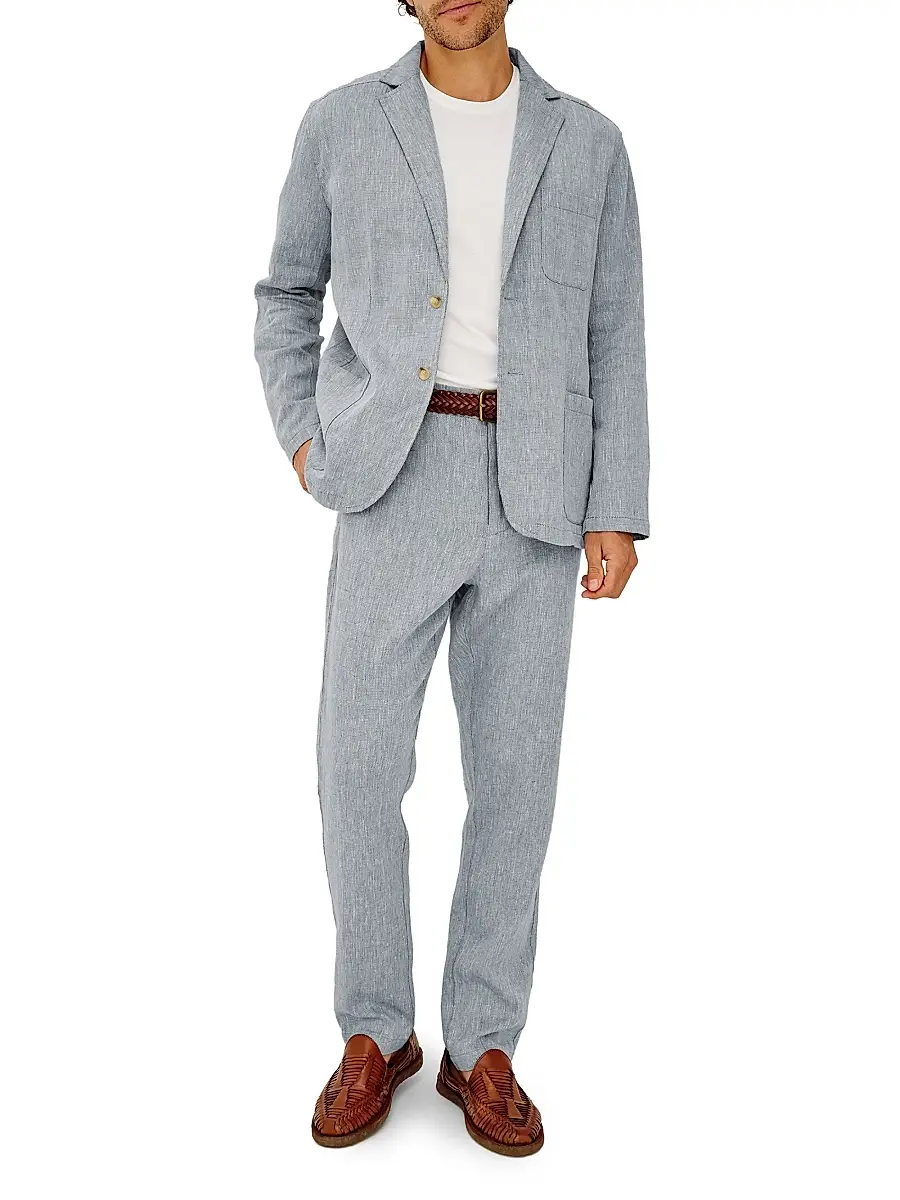 RAILS Men's Harris Cotton-Linen Blazer | Thumbnail 2 RAILS Men's Harris Cotton-Linen Blazer | Thumbnail 2