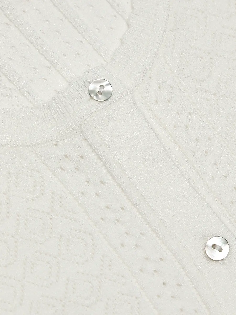 Elie Tahari Women's The Steele Pointelle Sweater Vest | Thumbnail 7 Elie Tahari Women's The Steele Pointelle Sweater Vest | Thumbnail 7