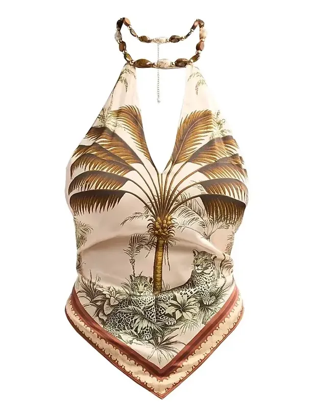 Women's Zaphira Necklace Halter Top Women's Zaphira Necklace Halter Top