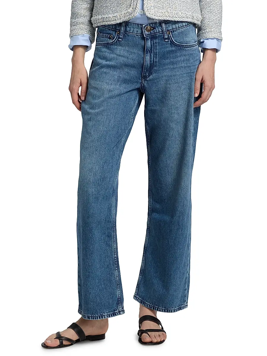 rag & bone Women's Cam Ankle Straight-Leg Jeans | Thumbnail 3 rag & bone Women's Cam Ankle Straight-Leg Jeans | Thumbnail 3