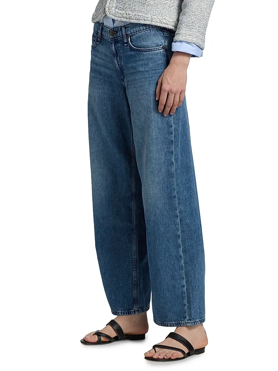 rag & bone Women's Cam Ankle Straight-Leg Jeans | Thumbnail 4 rag & bone Women's Cam Ankle Straight-Leg Jeans | Thumbnail 4