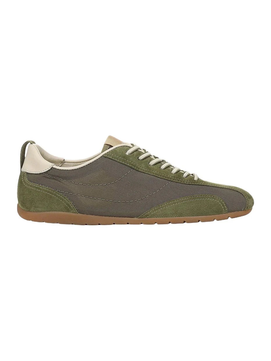 Vince Women's Catalina Suede & Mesh Sneakers - Loden Green