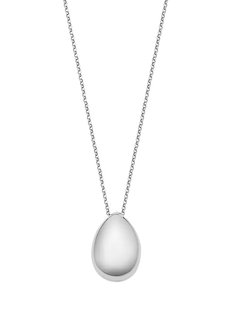 Oradina Women's Reflection Pendant Necklace in Sterling Silver - Silver | Image 1 Oradina Women's Reflection Pendant Necklace in Sterling Silver - Silver | Image 1
