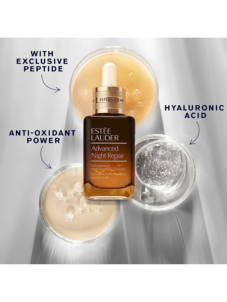 Estée Lauder Women's Advanced Night Repair Synchronized Multi-Recovery Complex Serum With Hyaluronic Acid & Peptides | Thumbnail 4 Estée Lauder Women's Advanced Night Repair Synchronized Multi-Recovery Complex Serum With Hyaluronic Acid & Peptides | Thumbnail 4