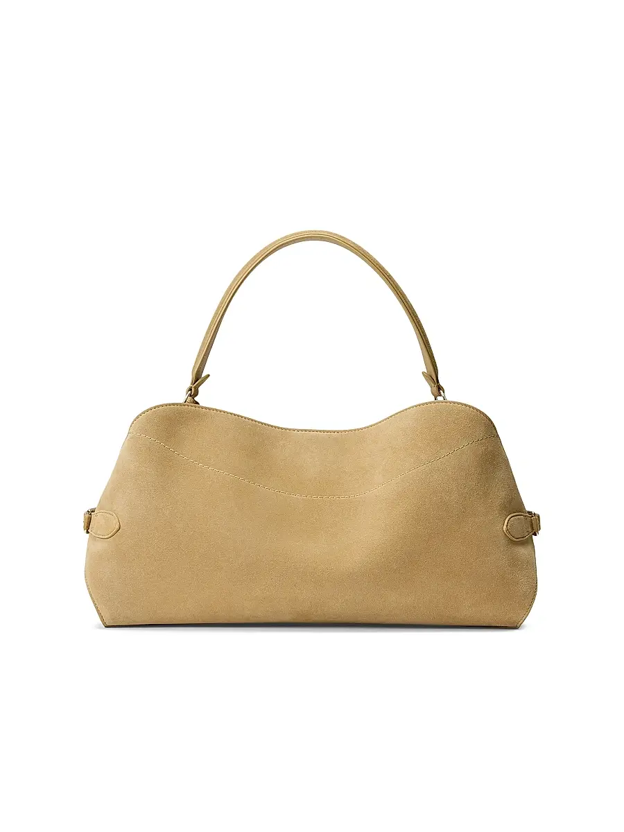 Ralph Lauren Collection Women's The Ralph Suede Shoulder Bag | Thumbnail 5 Ralph Lauren Collection Women's The Ralph Suede Shoulder Bag | Thumbnail 5