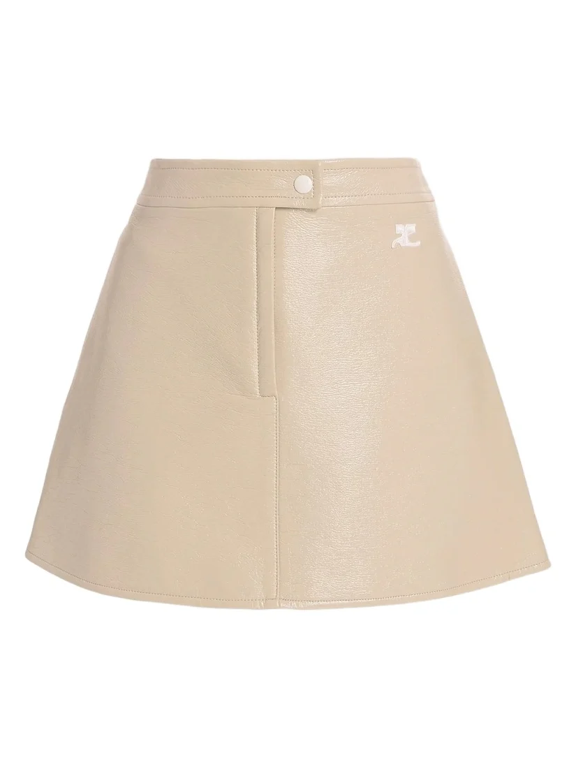 Women's Reedition Vinyl A-Line Miniskirt Women's Reedition Vinyl A-Line Miniskirt