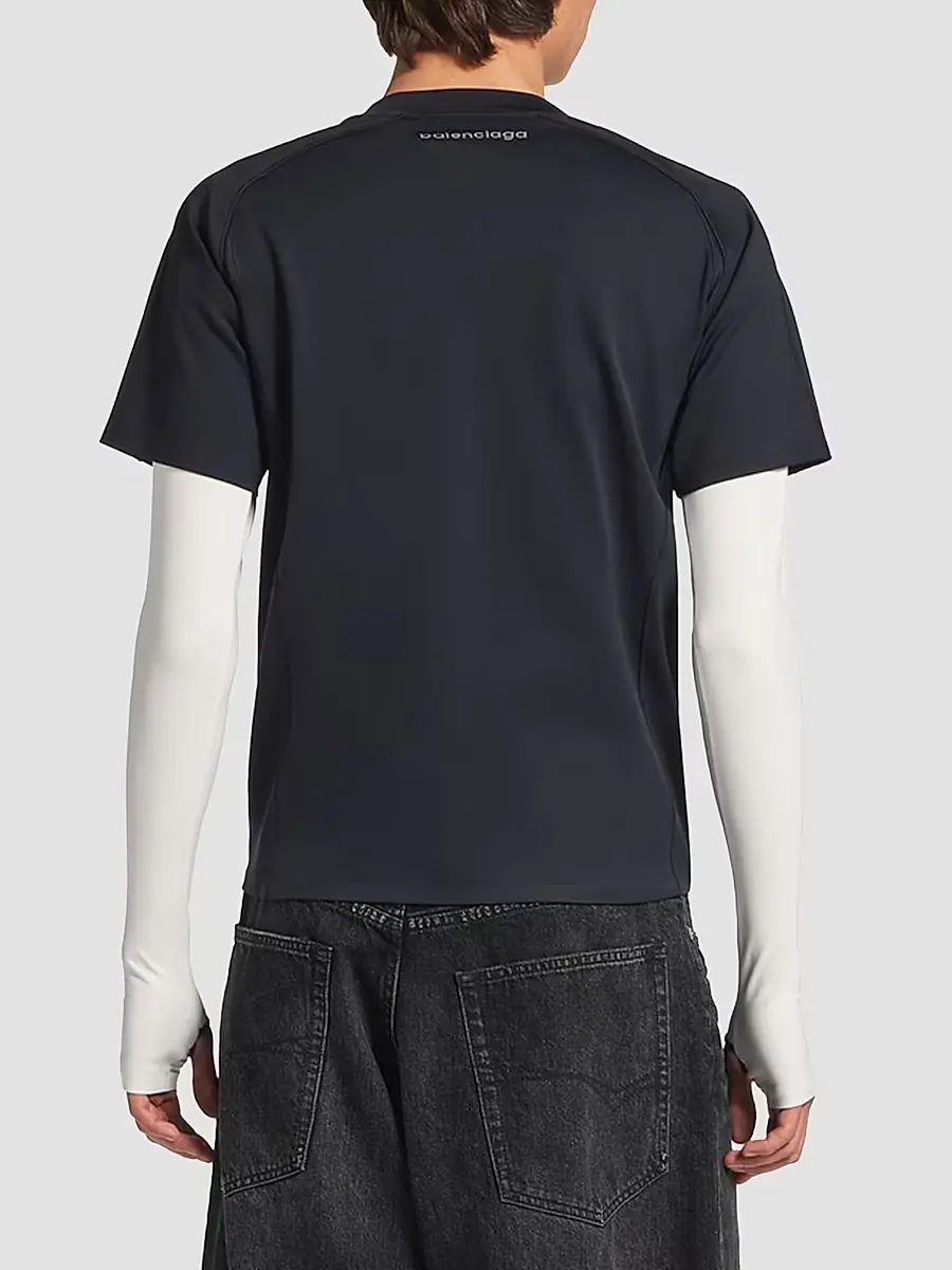 Balenciaga Men's Techwear Long Sleeve T-Shirt | Thumbnail 5 Balenciaga Men's Techwear Long Sleeve T-Shirt | Thumbnail 5
