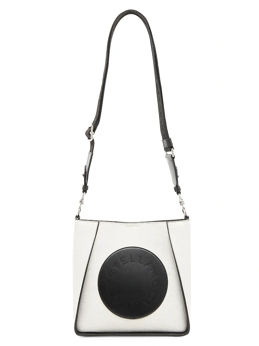 Stella McCartney Women's Logo Cotton Canvas Crossbody Bag | Thumbnail 6 Stella McCartney Women's Logo Cotton Canvas Crossbody Bag | Thumbnail 6