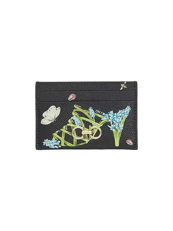 Women's Gancini Eden Shoe Leather Card Case Women's Gancini Eden Shoe Leather Card Case