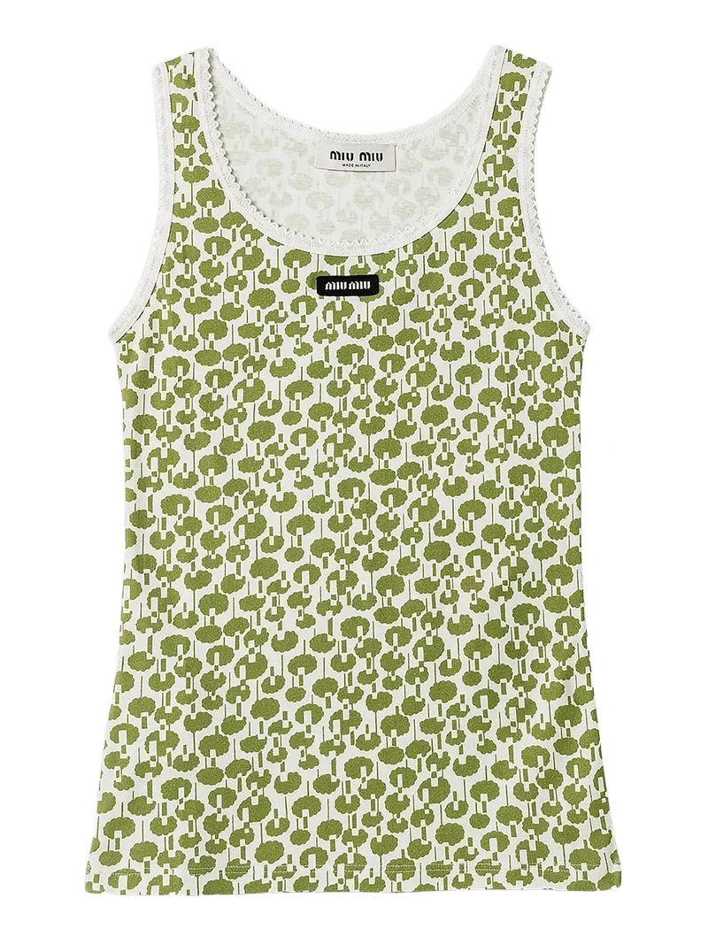 Miu Miu Women's Cotton Tank Top