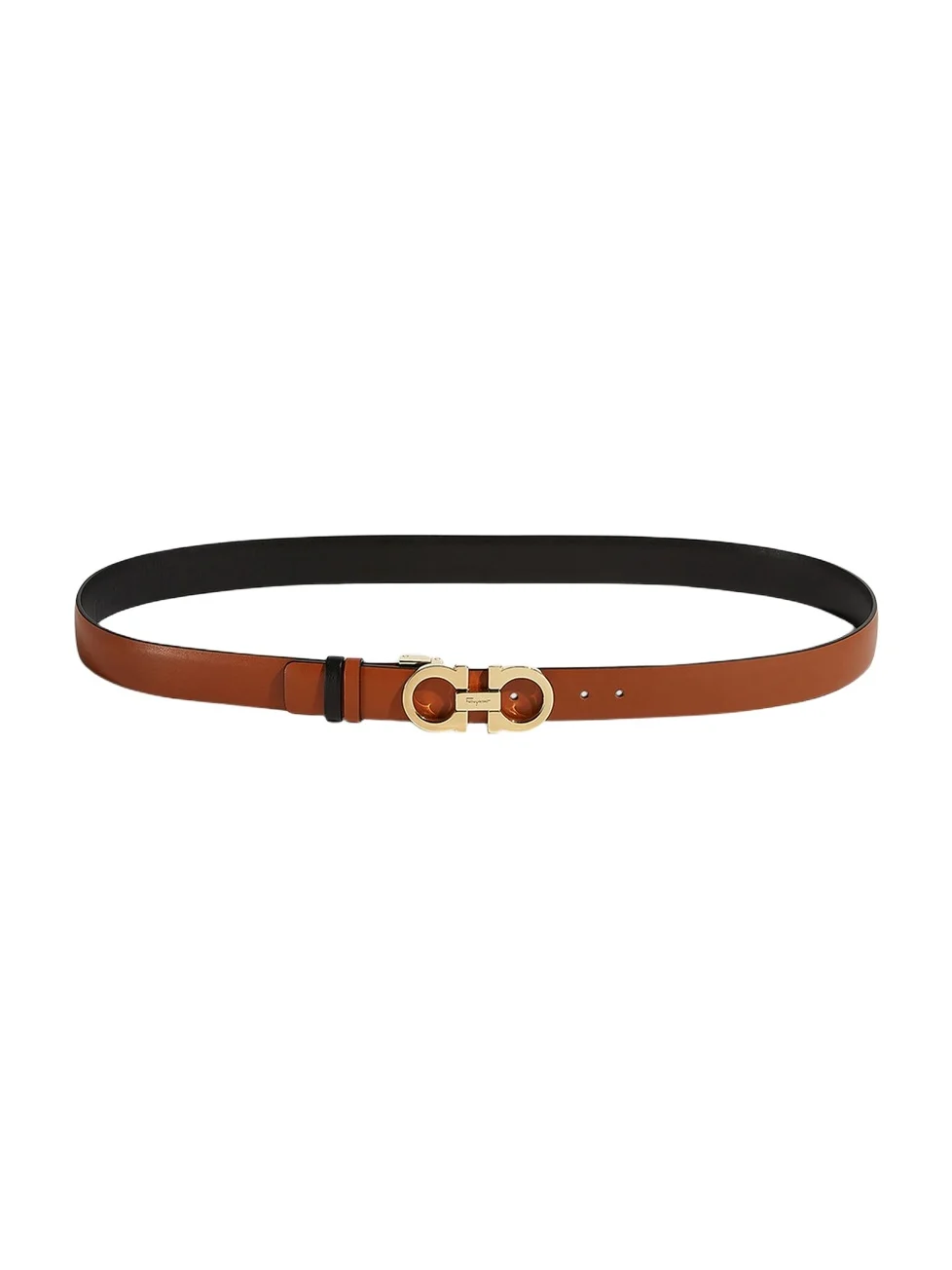 Women's Donna Gancini Reversible Leather Belt