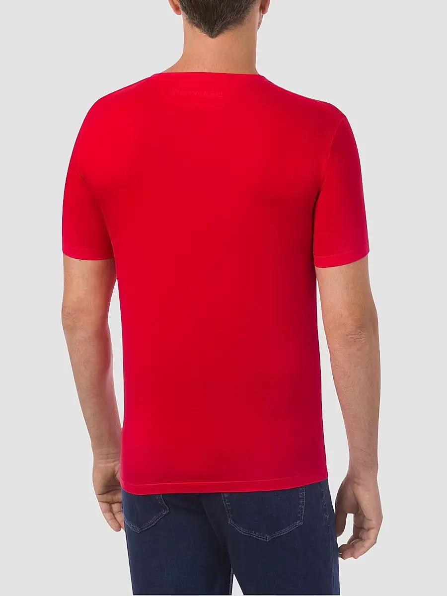 Stefano Ricci Men's Eagle Crystal Embroidered Logo T-Shirt | Thumbnail 3
