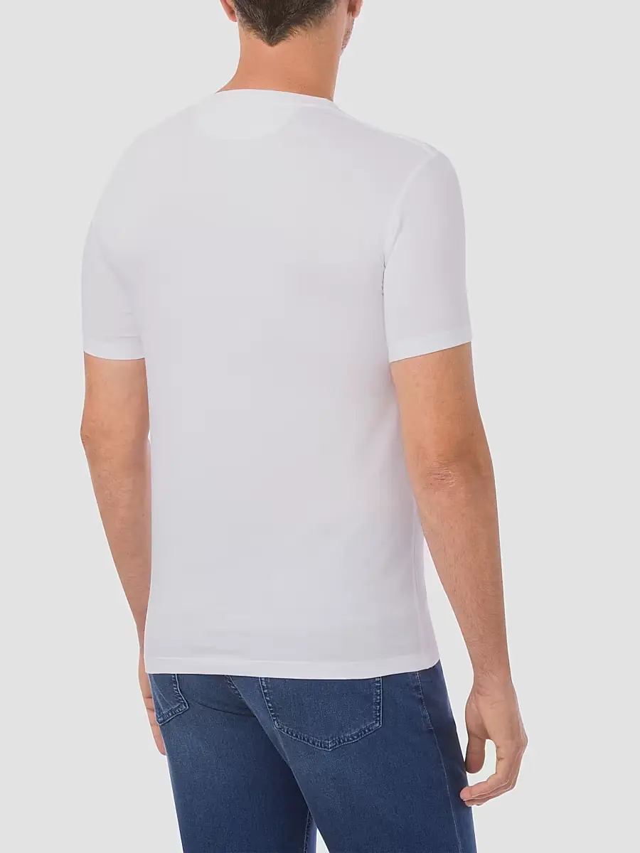 Stefano Ricci Men's Eagle Crystal Embroidered Logo T-Shirt - White - Size XXXXL | Thumbnail 3 Stefano Ricci Men's Eagle Crystal Embroidered Logo T-Shirt - White - Size XXXXL | Thumbnail 3