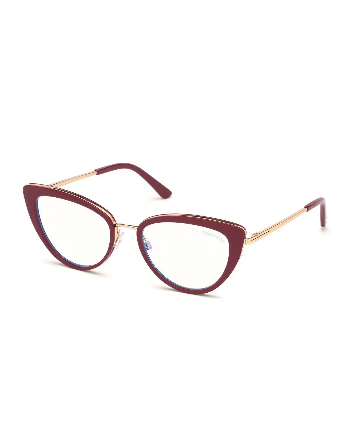 Blue Block Metal Cat-Eye Optical Frames Blue Block Metal Cat-Eye Optical Frames