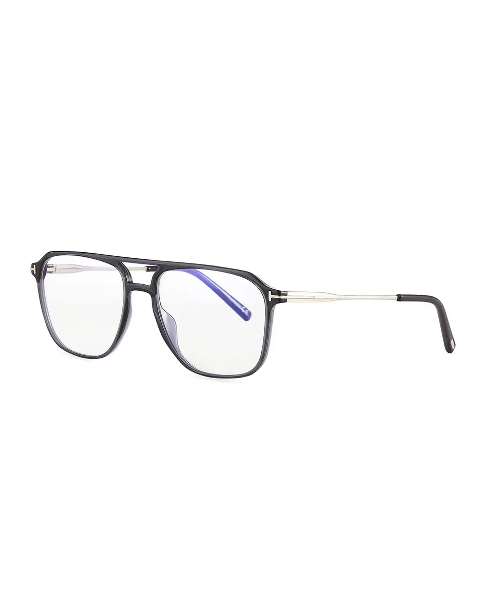 Tom Ford Men's FT5665-BM54 Blue Light Blocking Navigator Optical Glasses | Image 1 Tom Ford Men's FT5665-BM54 Blue Light Blocking Navigator Optical Glasses | Image 1