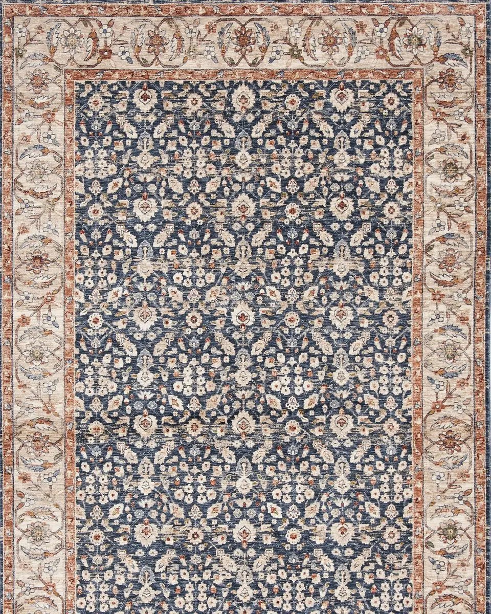 Lauren Ralph Lauren Carlingford Navy Power-Loomed Rug | Thumbnail 2 Lauren Ralph Lauren Carlingford Navy Power-Loomed Rug | Thumbnail 2