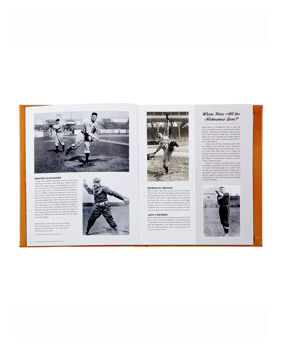 Graphic Image "The National Baseball Hall of Fame Collection" Leather Bound Book by James Buckley | Thumbnail 3 Graphic Image "The National Baseball Hall of Fame Collection" Leather Bound Book by James Buckley | Thumbnail 3