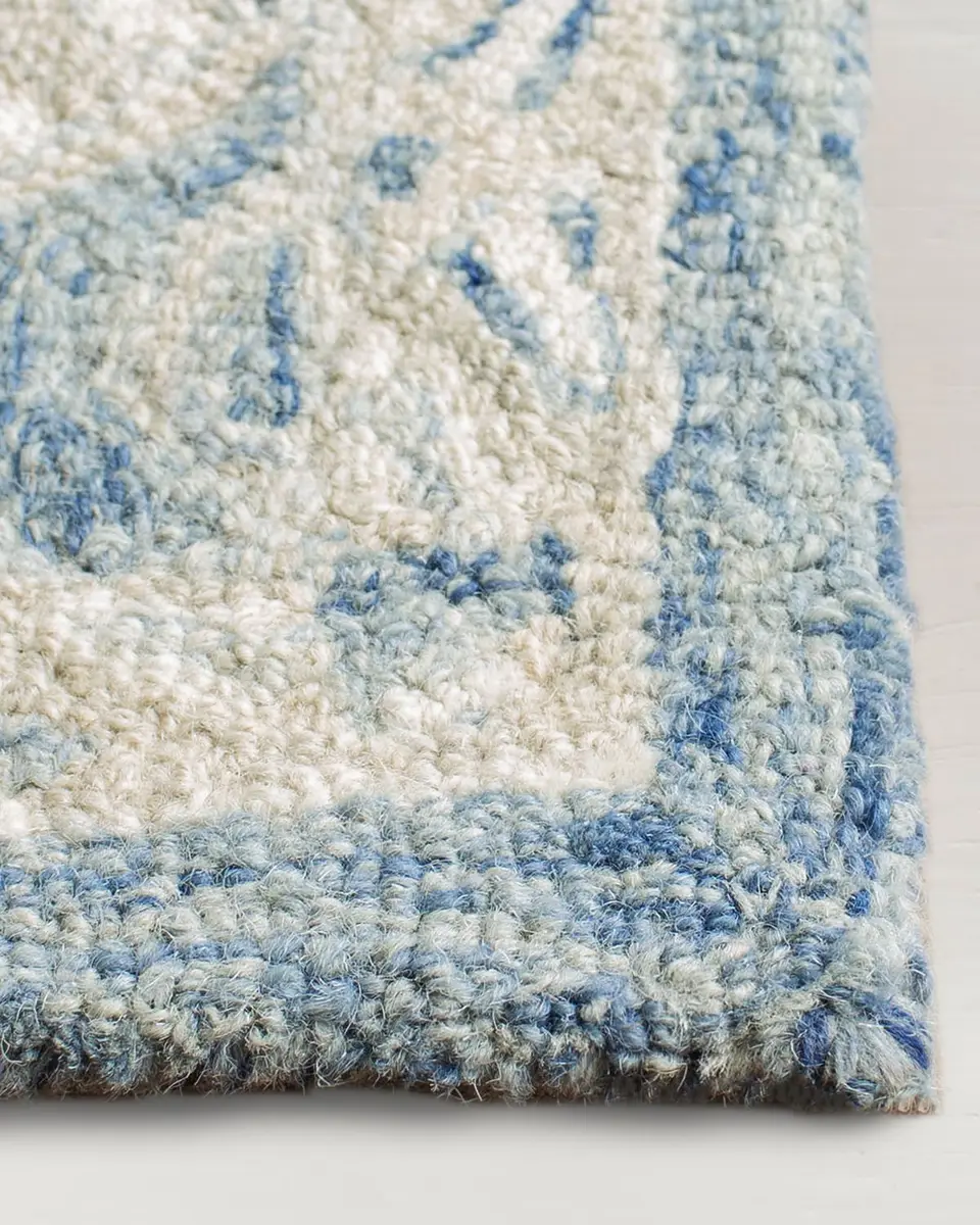 Lauren Ralph Lauren Percy Blue Hand-Woven Rug | Thumbnail 3 Lauren Ralph Lauren Percy Blue Hand-Woven Rug | Thumbnail 3