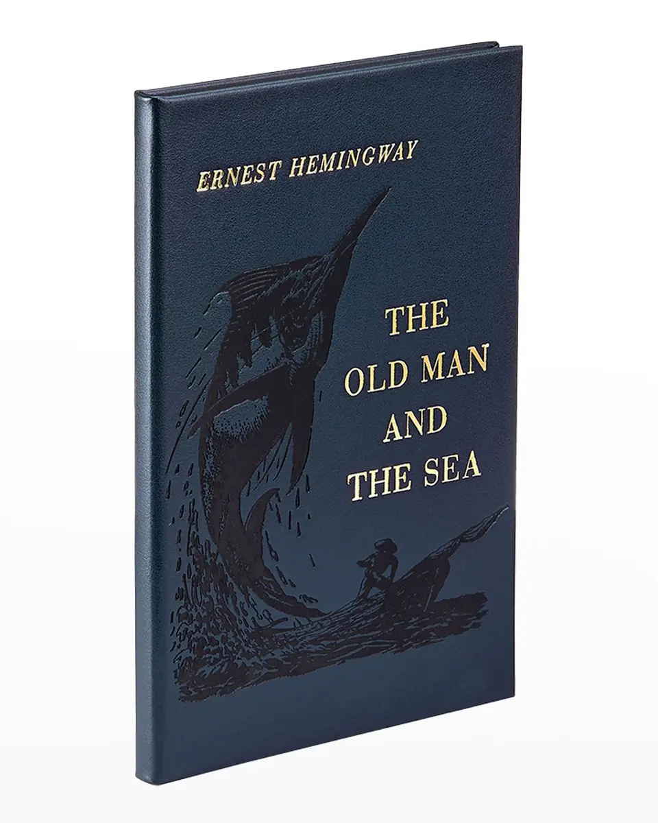 Graphic Image "The Old Man and the Sea" Leather Bound Book by Ernest Hemingway | Thumbnail 2 Graphic Image "The Old Man and the Sea" Leather Bound Book by Ernest Hemingway | Thumbnail 2